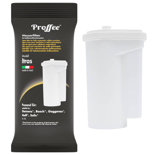 Proffee Itras Wasserfilter für Gaggenau Serie 200 / Serie 400 Kaffeevollautomaten ersetzt Brita Intenza